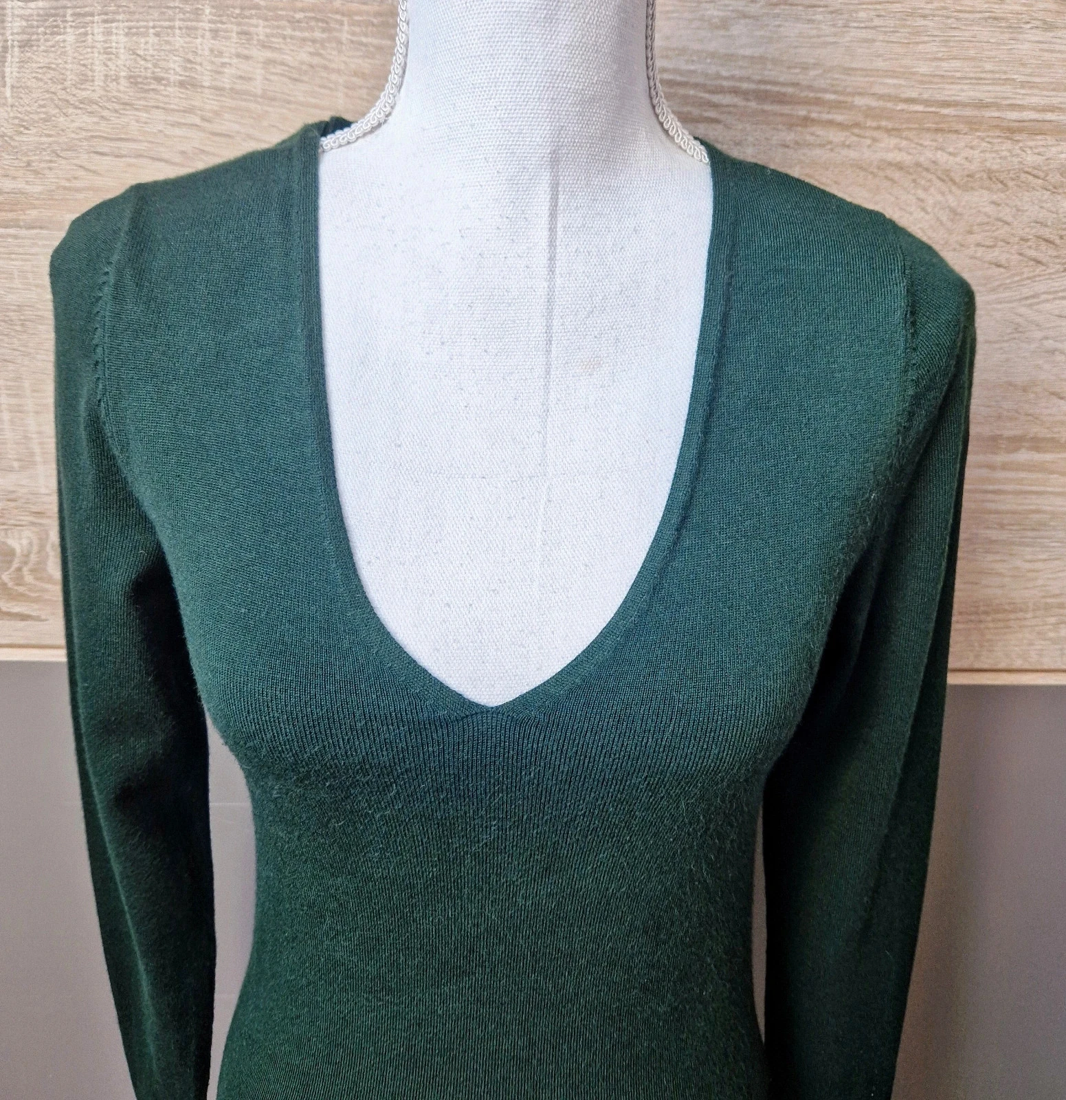 Jersey con cuello en V – photo 2